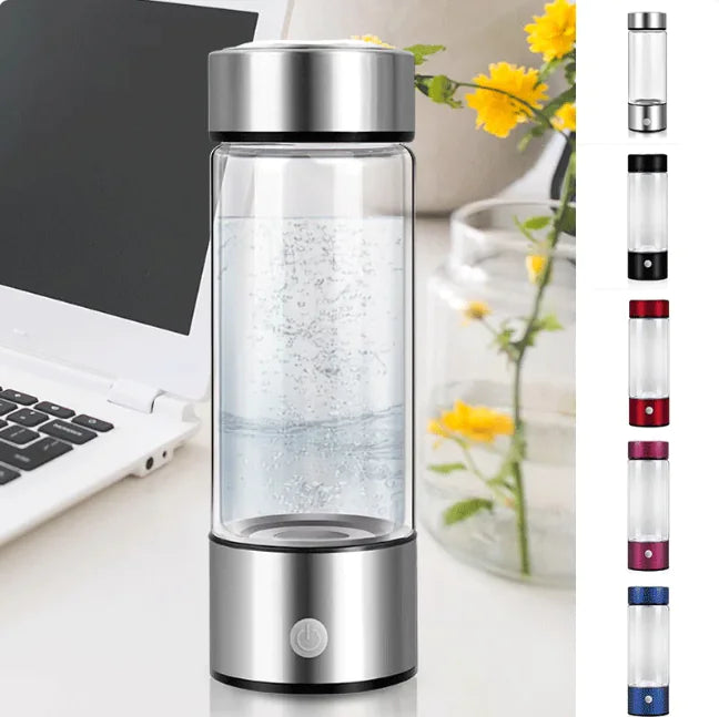 💧 GlowHydrate™ Hydrogen Water Bottle by CurvaGlow™